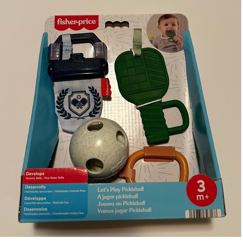 New In Packaging Fisher-Price Servin Up the‎ Fun Pickleball Baby Toy Set